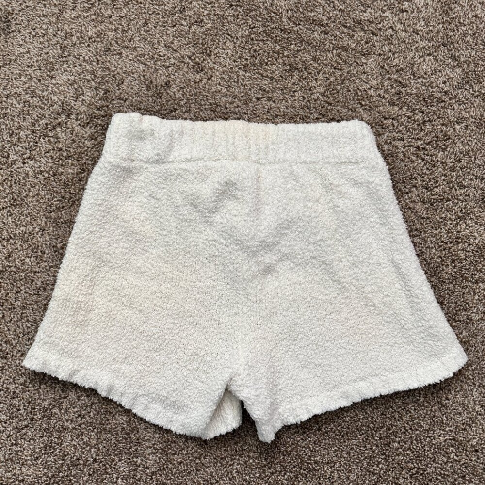 SKIMS Cozy Knit Lounge Shorts Size L/XL White - Picture 4 of 4